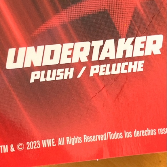 NWT Undertaker Plush - Picture 3 of 7